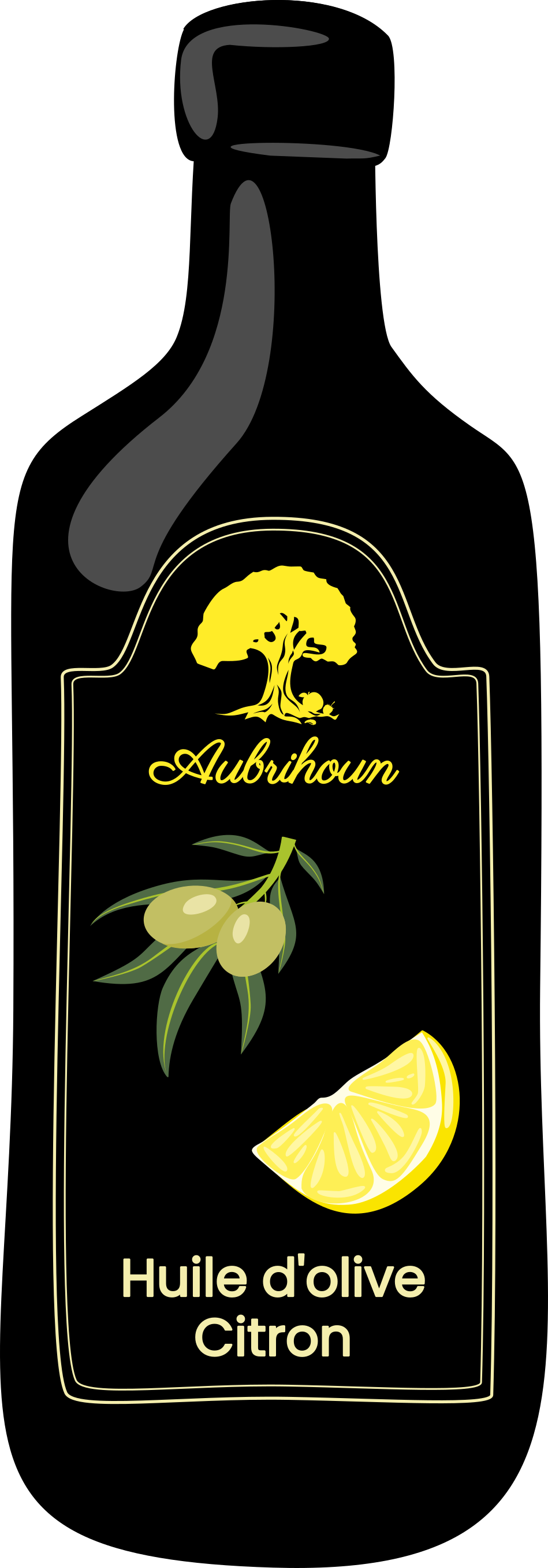 Huile d'Olive Aromatisée au citron