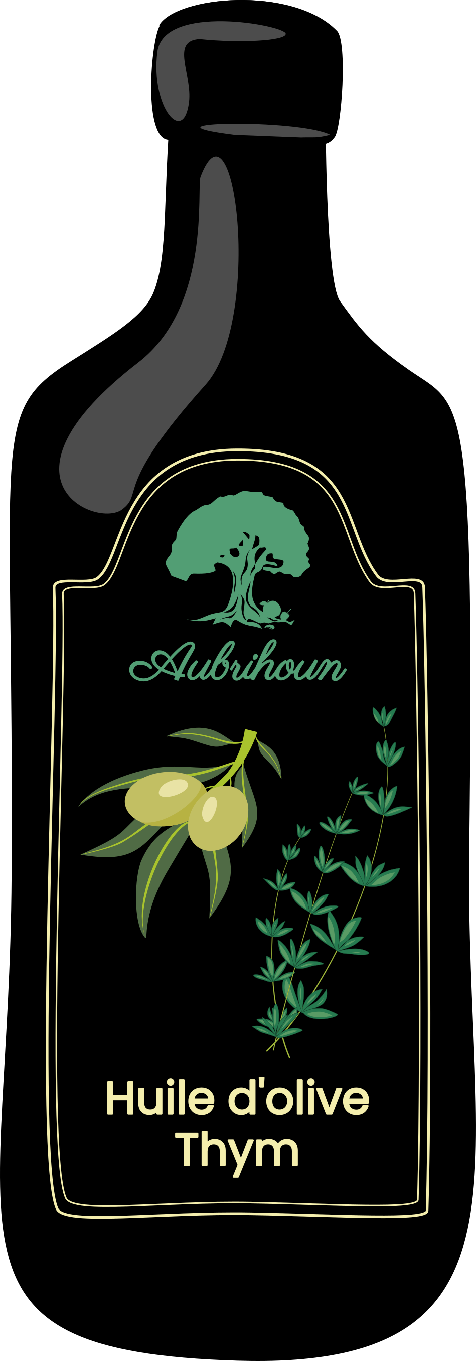 Huile d'Olive Aromatisée au thym